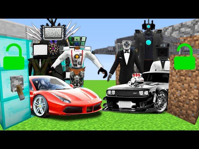 TİTAN KAMERA ADAM GARAJ VS ULTİMATE TİTAN TELEVİZYON ADAM GARAJ  - Minecraft