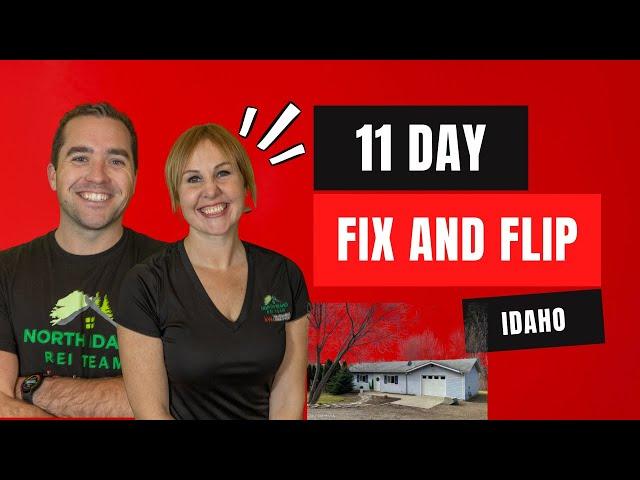 11-Day Flip Frenzy: North Idaho REI Team's Hilarious & Profitable House Makeover! 