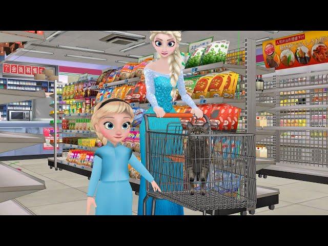 The Twin Story Season 1- Queen & Princess - Cute Pets - Cat & Dog #Elsa, #Anna, #Frozen #Shorts