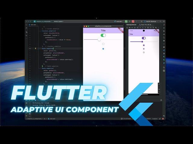 Flutter making adaptive ui components