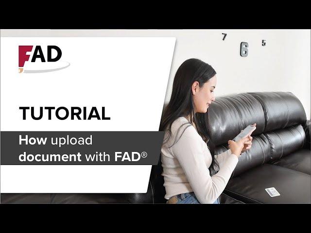 Upload document with FAD®