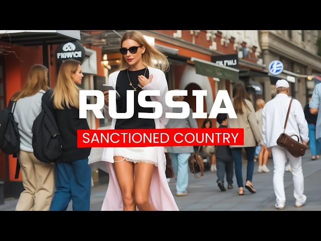  MOSCOW, RUSSIA: Walk in MOST SANCTIONED COUNTRY in the WORLD!