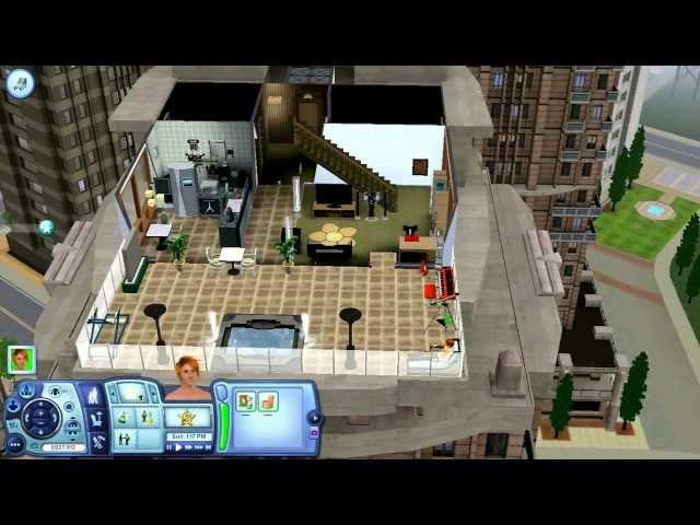 The Sims 3 Late Night - My new high-rise apartment/penthouse suite