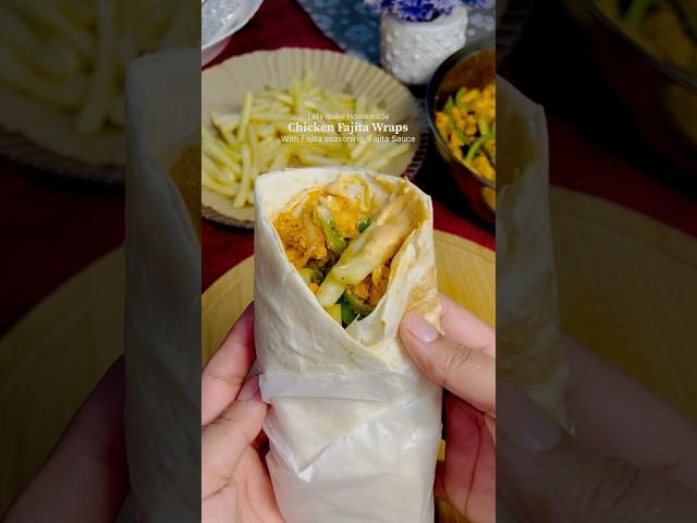 Chicken Fajita wraps #viral #trending #youtubeshorts #viral #short #shorts #fajita #wraps