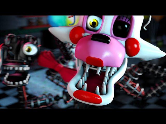 Mangle FNAF Voice Lines Animated