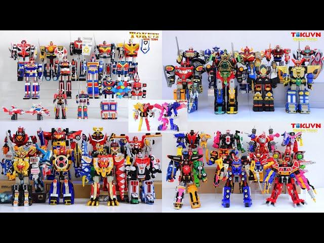 All 45 Main Gattai Super Sentai Robo! スーパー戦隊ロボ 1975 - 2021! (Popy, SOC, DX Chogokin, DX)