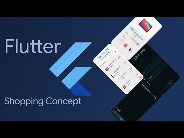Shopping Cart Concept | Flutter | Material You Design | Glass Design