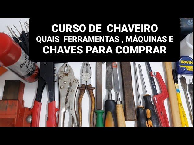  Curso de CHAVEIRO -  Quais as Ferramentas , Máquinas e CHAVES para Comprar -@ChaveiroHM