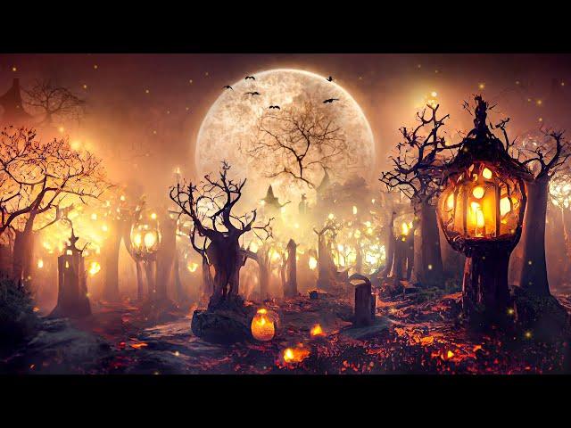 Halloween Spooky Ambience - Eyes of Jack O' Lanterns  Dark, Spooky, Hornor | Scary Halloween Music