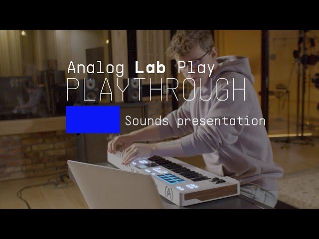 Playthrough | Analog Lab Play | ARTURIA