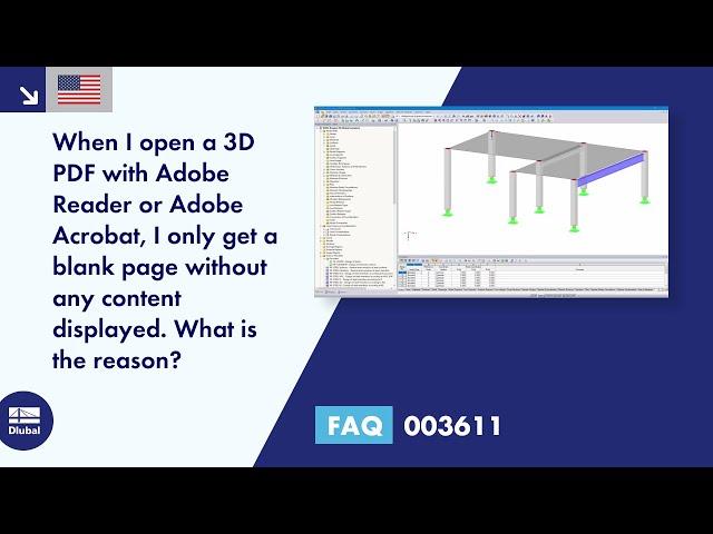 [EN] FAQ 003611 | When I open a 3D PDF with Adobe Reader or Adobe Acrobat, I only get ...