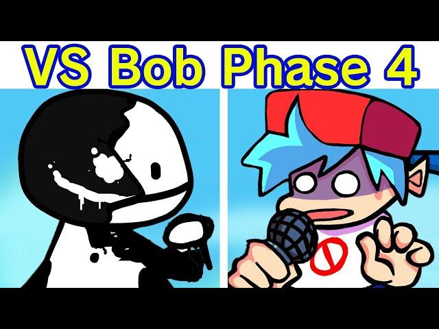 Friday Night Funkin' VS Bob 2.0 FULL WEEK + Cutscenes (FNF Mod/Hard) (Bob's Onslaught) (Bob Phase 4)