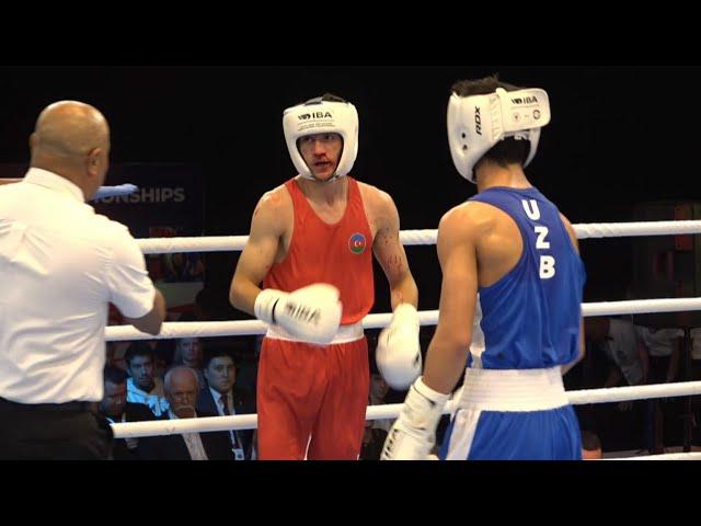 Finals YM63.5kg ABDULLAEV ALI (AZE) vs JURAKULOV ABDULAZIZ (UZB) | IBA YWCHs Budva 2024