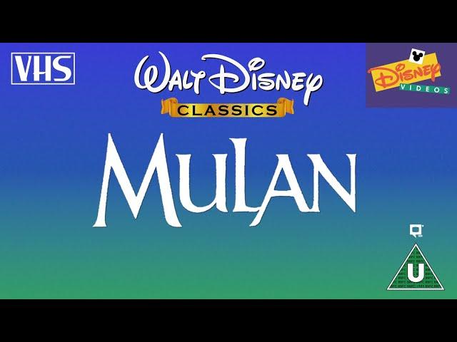 Opening to Mulan UK VHS (1999)