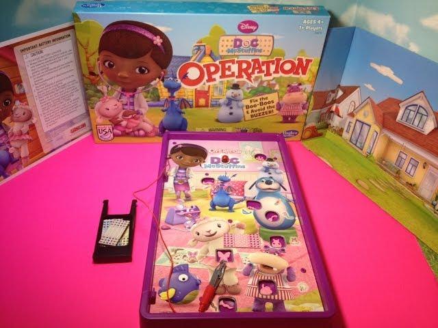 DOC MCSTUFFINS Operation Game Play  Junior's Doc McStuffins Game from