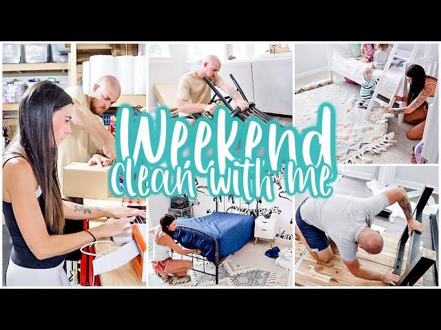 WEEKEND CLEAN & ORGANIZE WITH ME | MORE WITH MORROWS