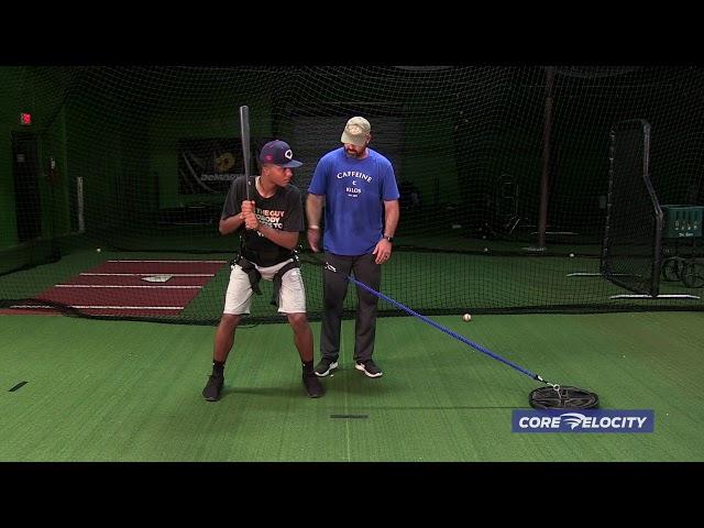 Core Velocity Belt Hitting Drill  | How Attack the Baseball |