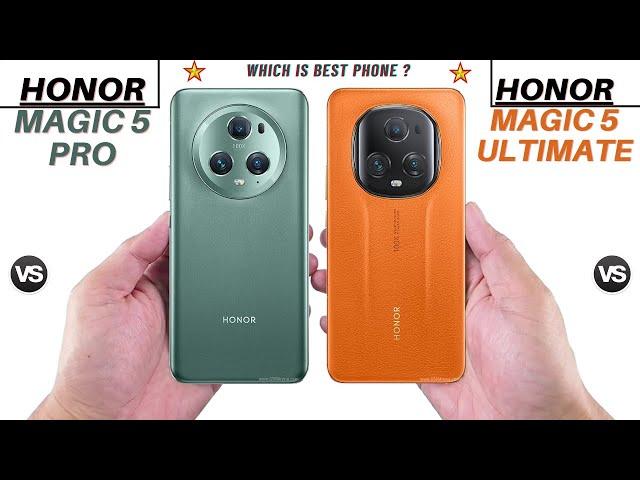 Honor Magic 5 Pro Vs Honor Magic 5 Ultimate   @techcollar