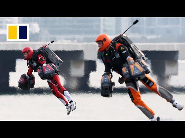 World’s first jetpack race in Dubai