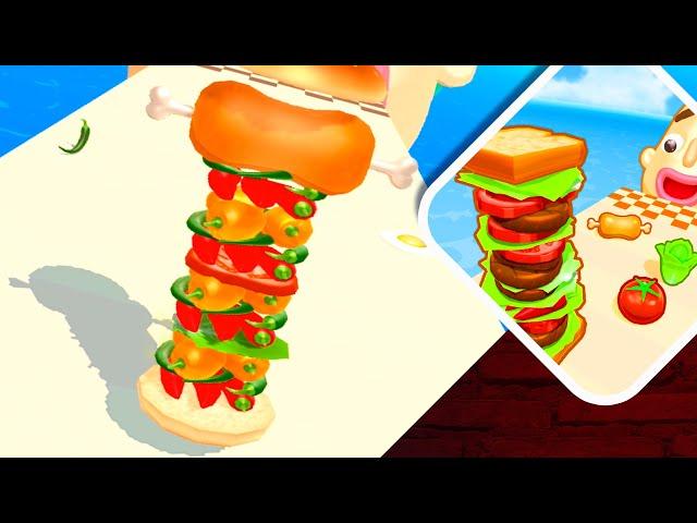 Sandwich Runner - Android iOS Gameplay Walkthrough - Level 662 to 665