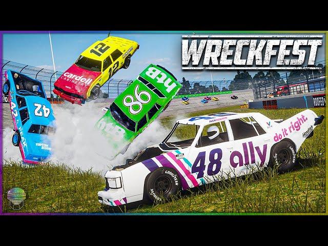 TALLADEGA SURVIVAL CHALLENGE! | Wreckfest