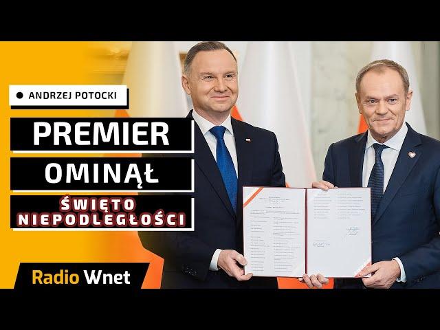 Donald Tusk omija Święto Niepodległości! Potocki: Święto jest mu niewygodne, dyplomatyczna ucieczka