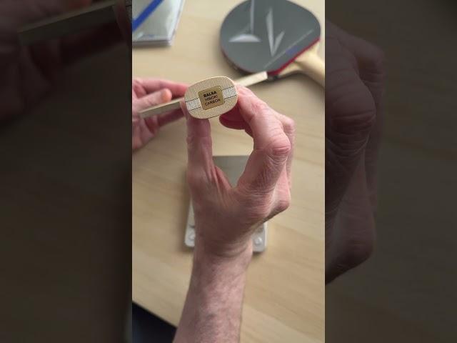 Custom Table Tennis Balsa Hinoki Carbon Xiom Vega Euro DF Bat - Light 140g!