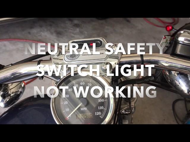 How to Harley Davidson Sportster Neutral light Not Working.