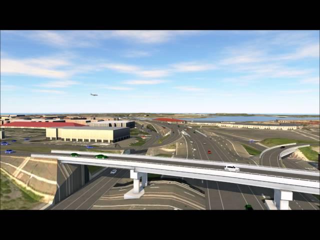 Infraworks 360- Car and Planes Animation (Infraworks 360+ Civil 3D+ 3DS Max)