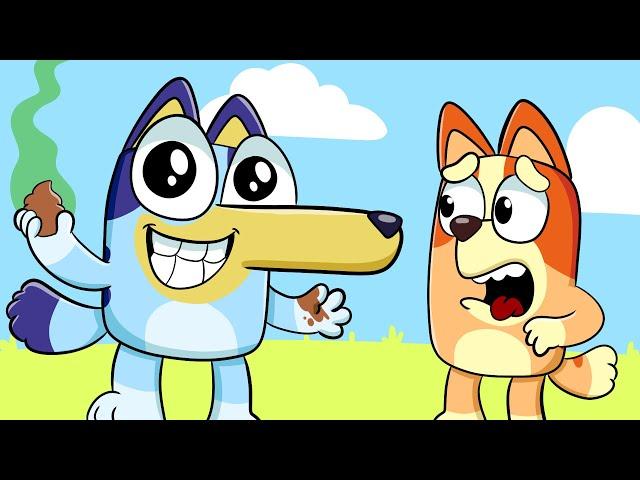 Weird BLUEY is SCARY?!... Try NOT to LAUGH