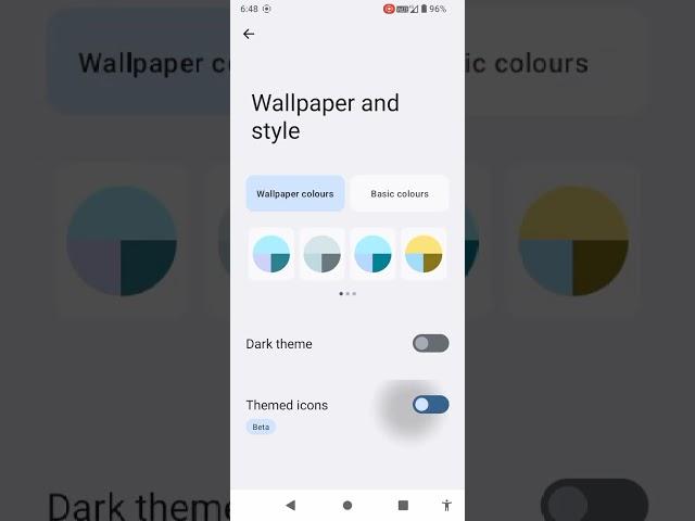 How To Enable Google Themed Icons In Redmi A2+ #materialyou