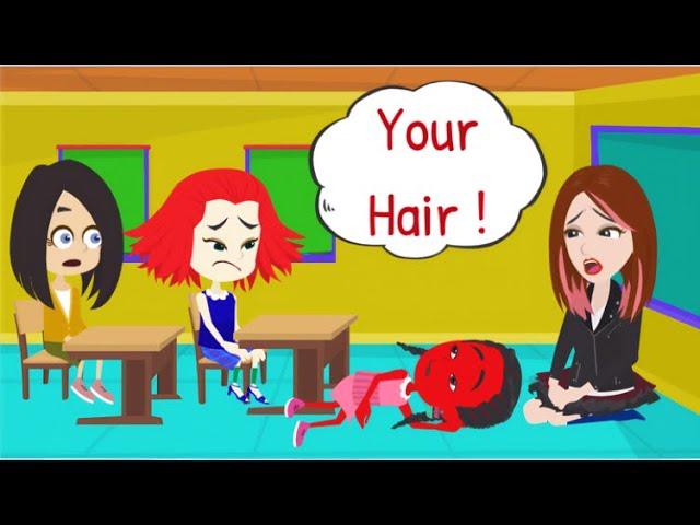 Mina's Hair .. !!  - Conversation in English - Mina English - English Communication Lesson.