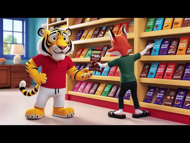 AI Story | The giggle choice |  #animation #wolfstory #catstory #aicat #funny #wolfthecat