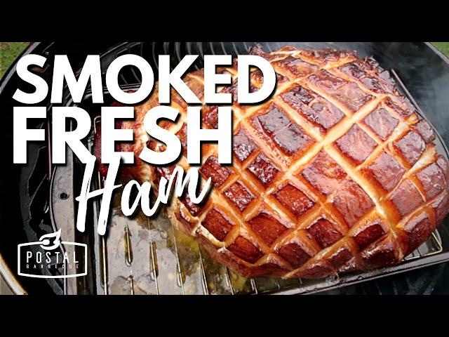 Smoked Fresh Ham Recipe - How to Smoke Ham on the BBQ