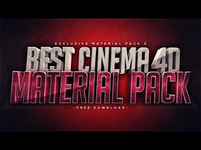 Best Cinema 4D Material Pack - Free Download - FezoDesigns