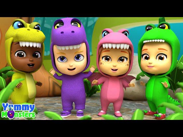 Dinosaur Song | Yummy Monsters  Nursery Rhymes & Kids Songs