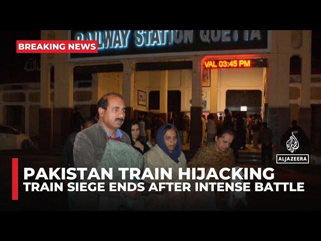 Pakistan frees Balochistan train hostages after deadly standoff with BLA fighters