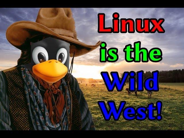 Linux is the Wild West! And let it be that way! Luke Smith Southeast Linuxfest 2018