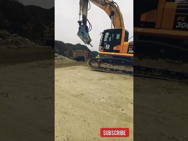 komatsu Pc 300 amazing video