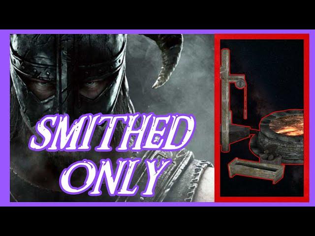 CAN YOU BEAT SKYRIM USING SMITHED ITEMS ONLY?