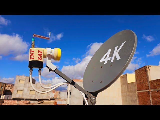 How to convert LNB to antenna for terrestrial channels TNT and satellite SAT