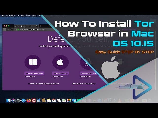 How to Install Tor Browser in MacOS X [macOS 10.15 Catalina]