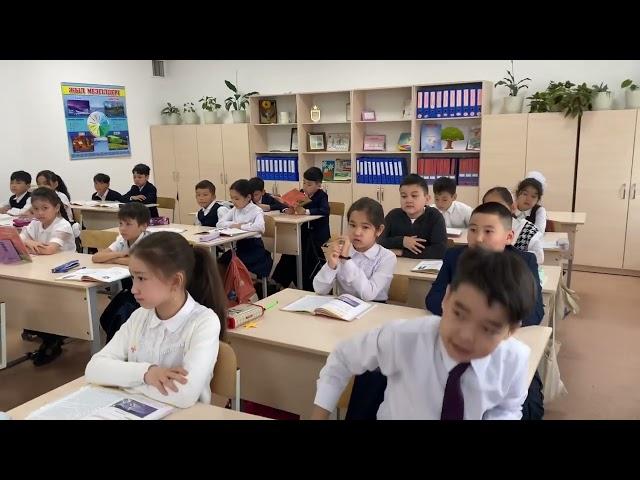 Әдебиеттік оқу «Ғарышкермен сұхбат. Ғарыштық өмір» 4-сынып. Сарманова Алина
