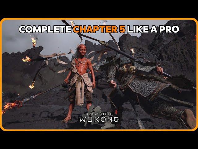 Black Myth: Wukong  Chapter 5 Walkthrough & Guide All Secret Boss & Quests