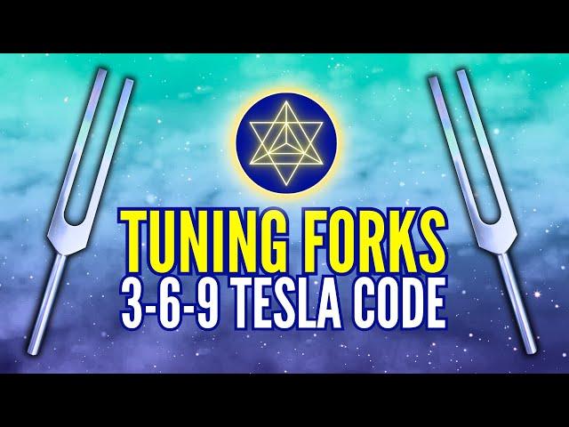 9 HOURS Tuning Forks 369 Hz + 396 Hz + 639 Hz + 963 Hz  Nikola Tesla's 3-6-9 Secret Code