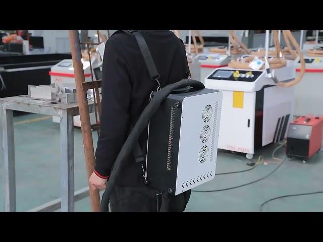 JNCT Laser -- backpack style pulse laser cleaning machine