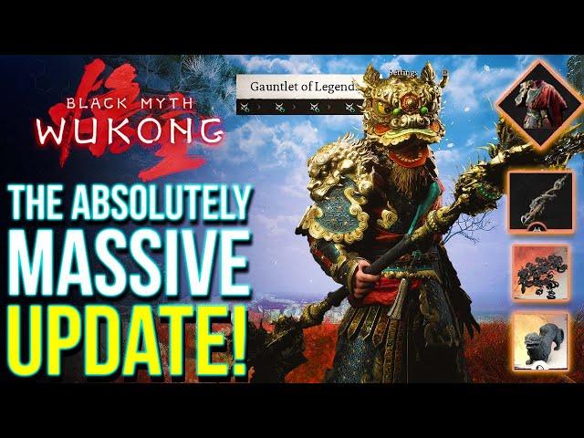 Black Myth Wukong MASSIVE NEW UPDATE - All New End Game WEAPONS and REWARDS!