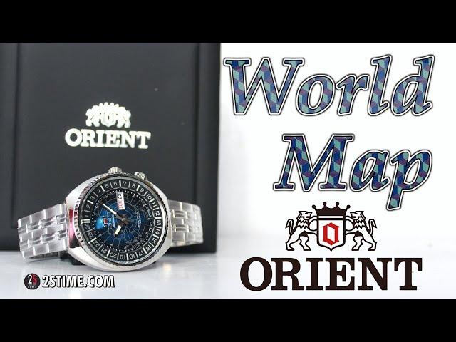 ORIENT World Map Revival RA-AA0E03L19B Automatic Watch