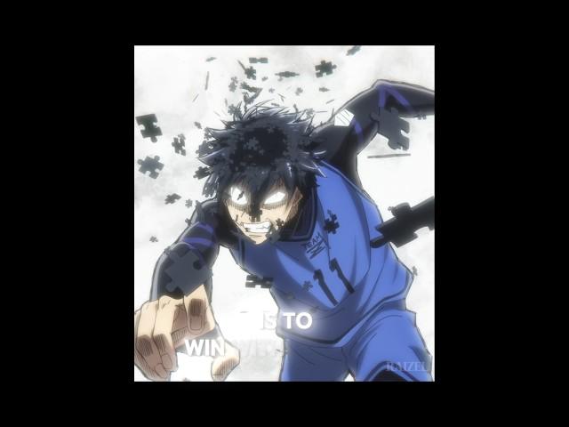 Isagi's awakening  #bluelock #anime #football #bluelockmovie #animemoments