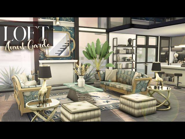 AVANT GARDE LOFT [NO CC] | The Sims 4: Speed Build